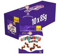 New Cad Dairy Milk Chocolate Buttons, Orange, Oreo Bites, Curly Wurly, Wispa Bitsa, Caramel Nibbles Bag £1.85 PMP 85g Perfect for Christmas & New Year 2025 (10 Bags, Curly Wurlay Squirlies)