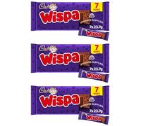 New Cad Dairy Milk Chocolate Wispa, Crunchie, Twirl, Caramel, Double decker Bars Multipack NewMars & NewSnickers Milk Chocolate Perfect for Sharing (x3, Wispa Multipack)