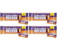 New Cad Dairy Milk Chocolate Wispa, Crunchie, Twirl, Caramel, Double decker Bars Multipack NewMars & NewSnickers Milk Chocolate Perfect for Sharing (x4, Double Decker Multipack)