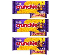 New Cad Dairy Milk Chocolate Wispa, Crunchie, Twirl, Caramel, Double decker Bars Multipack NewMars & NewSnickers Milk Chocolate Perfect for Sharing (x3, Crunchie Multipack)