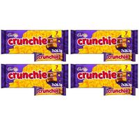 New Cad Dairy Milk Chocolate Wispa, Crunchie, Twirl, Caramel, Double decker Bars Multipack NewMars & NewSnickers Milk Chocolate Perfect for Sharing (x4, Crunchie Multipack)
