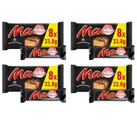 New Cad Dairy Milk Chocolate Wispa, Crunchie, Twirl, Caramel, Double decker Bars Multipack NewMars & NewSnickers Milk Chocolate Perfect for Sharing (x4, Mars Multipack)