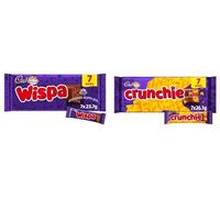 New Cad Dairy Milk Chocolate Wispa, Crunchie, Twirl, Caramel, Double decker Bars Multipack NewMars & NewSnickers Milk Chocolate Perfect for Sharing (x2, Mixed Multipack)