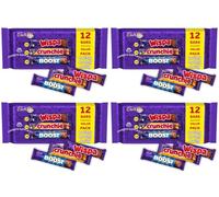 New Cad Dairy Milk Chocolate Wispa, Crunchie, Twirl, Caramel, Double decker Bars Multipack NewMars & NewSnickers Milk Chocolate Perfect for Sharing (x4, 12 Mixed Multipack 347g)
