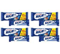 New Cad Dairy Milk Chocolate Wispa, Crunchie, Twirl, Caramel, Double decker Bars Multipack NewMars & NewSnickers Milk Chocolate Perfect for Sharing (x4, Milkyway Multipack)