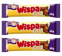 New Cad Dairy Milk Wholnut, Fruit & Nut, Caramel, Double Decker, Crunchie, Jelly Pop Candy Bar Perfect For Sharing and Gifting for Easter, Christmas and New Year (Pack Of 3, Wispa Gold Bar)