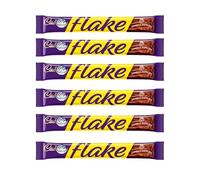 New Cad Dairy Milk Wholnut, Fruit & Nut, Caramel, Double Decker, Crunchie, Jelly Pop Candy Bar Perfect For Sharing and Gifting for Easter, Christmas and New Year (Pack Of 6, Flake Bar)