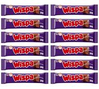 New Cad Dairy Milk Wholnut, Fruit & Nut, Caramel, Double Decker, Crunchie, Jelly Pop Candy Bar Perfect For Sharing and Gifting for Easter, Christmas and New Year (Pack Of 12, Wispa Bar)