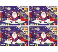 New Cad Selection Box Christmas Eve Box Fillers 125g - Medium Selection Boxes Christmas Chocolates For Kids - Stocking Fillers For Everyone (x4)