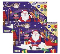 New Cad Selection Box Christmas Eve Box Fillers 125g - Medium Selection Boxes Christmas Chocolates For Kids - Stocking Fillers For Everyone (x2)