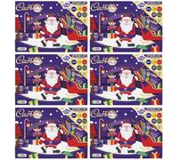 New Cad Selection Box Christmas Eve Box Fillers 125g - Medium Selection Boxes Christmas Chocolates For Kids - Stocking Fillers For Everyone (x6)