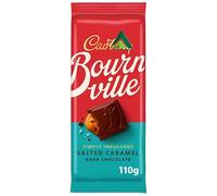 New Cadbary Bournville Salted Caramel Dark Chocolate Bar, 110g
