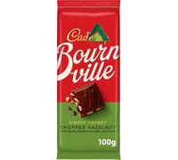 New Cadbary Simply Chunky Chopped Hazelnut with Salted Caramel in Dark Chocolate, 100g