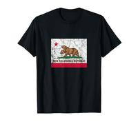 New California Republic NCR State Distressed Flag T-Shirt
