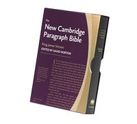 New Cambridge Paragraph Bible, Black Calfskin Leather, KJ595:T Black Calfskin: Personal size