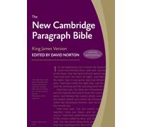 New Cambridge Paragraph Bible with Apocrypha, Black Calfskin Leather, KJ595:TA Black Calfskin : Personal size