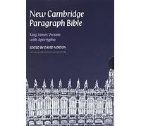 New Cambridge Paragraph Bible with Apocrypha, Black Calfskin Leather, KJ595:TA Black Calfskin: Personal size