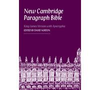 New Cambridge Paragraph Bible with Apocrypha, KJ590:TA : Personal size