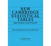New Cambridge Statistical Tables