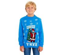 New Camp Ltd Girls Kids Boys Children Unisex Christmas Xmas Knitted Novelty, Retro, Elf, Football Jumper Sweater DO The DAB Christmas Xmas 2018 Exclusively to for Ages 2-14 Years