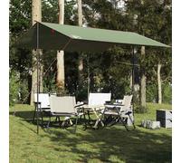 vidaXL Camping Tarp Outdoor Patio Tarpaulin Shelter Sunshade Green Waterproof