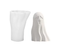 New Candle Mold - Silicone Ghost Ghost Mold Non-stick Flexible Making Resin Form | Durablee Artistic Wax Clay Shaper for Homemade Soap Ornaments Cosplay Ceremony