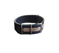 New Canvas Single Pass Watch Strap One Piece Cotton Fabric 18-22mm Rustic Durable Band