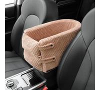 New Car Armrest Pet Safety Seat - Small Dog Cat Booster for with Tethers Perfect Pets 5-15 Pound and Seats