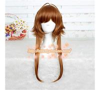 New Cardcaptor Sakura Cosplay Wig Kinomoto Sakura Wigs Hair Card Captor Women Brown Heat Resistant Synthetic Hair Wigs 60cm