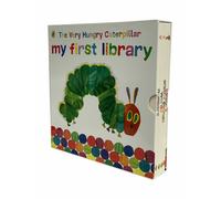 NEW - Carle HUNGRY CATERPILLAR my FIRST LIBRARY of 5 BOARD BOOKS 13cm x 13 cm