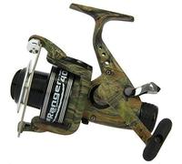 New Carp Fishing Camo Lineaeffe Ranger 40 Bait Free Runner Reel + Spare Spool