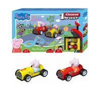 New Carrera First Peppa Pig Super George vs Peppa The Race Set