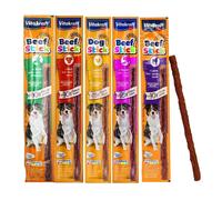 *NEW* CASE OF 50 MIXED VARIETY VITAKRAFT DOG BEEF STICKS 5 FLAVOURS SO