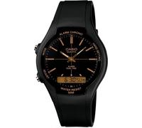 Casio Black Resin Alarm Watch AW-90H-9EVEF Black