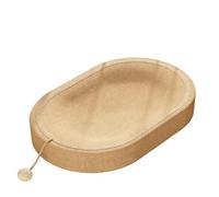 New Cat Scratching Post and Cat Mat Durable Sisal Rope with Interactive Ball, 3-in-1 Cat Scratcher Cardboard Bed Prevents cats from scratching; suitable for cats to pl(Color:Yellow/Regular Version/B)