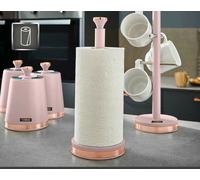 NEW Cavaletto Kitchen Canisters, Mug Tree, Towel Pole Set Pink & Rose Gold