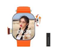 NEW CDS9 Ultra Android Smart Watch NEW S9 Ultra 4G Network SIM Card Amoled GPS WIFI Gooogle Play Store Health Monitoring Men women (+ Black ocean,2+32gb)