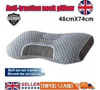 Derila Memory Foam Ergonomic Pillow. The Perfect Bed Pillow for Side, Back, Stomach Sleepers. With Contoured Pillow You Will Wake Up Refreshed (Pack of 1)