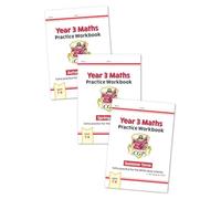 New CGP Year 3 Maths Workbooks - 3-Book Bundle (extra practice for the White Rose scheme)