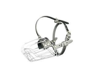 New Champion Strong Metal Wire Basket Dog Muzzle for Dachshund & Other J1, J2 (J1, Black)
