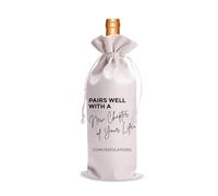 New Chapter Wine Gift Bag, New Job Gifts Wine Gift Bags Going Away Gift Farewell Gifts for Coworkers, Moving Away Gifts for Friends, Teacher Appreciation Gift for Women & Men