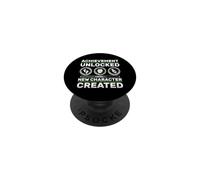 New Character Created - Pregnancy Announcement Dad Gamer PopSockets Adhesive PopGrip