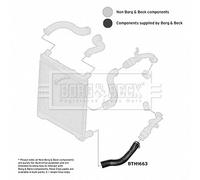 New Charger Air Hose for LAND ROVER:RANGE ROVER III,RANGE ROVER Mk III