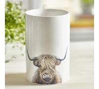 New Charming And Durable Highland Cow Utensil Jar ,Country-Inspired Countertop Holder for Organising Spoons, Spatulas & Whisks, Practical and Decorative Kitchen Décor Essential -M78