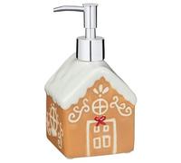 New Charming Festive Christmas Soap Dispenser - Decorative Holiday Accessory to Add a Touch of Seasonal Cheer and Style to Your Bathroom or Kitchen Sink Xmas Decor-A43 (Gingerbread Man)