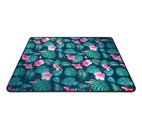 Xtrfy GP1, Large Fabric Gaming Mouse Pad (460 x 400 x 4 mm), Excellent Slippage, Stitched Edges, Non-Slip Base Machine-Washable, Tropical Edition