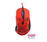 Xtrfy M4 RGB, Ultra-Light Wired Gaming Mouse, Ergonomic Design for Right-Handers, Cutting-Edge Pixart 3389 Sensor, Adjustable RGB Lighting, Kripparrian Red Edition