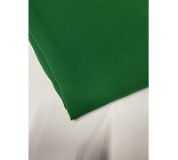 New Chiffon Sheer Fabric Plain Crepe Polyester Woven Dress Wedding Arch Material 44''-112cm (Emerald Green, 2 Meter)