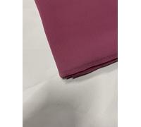 New Chiffon Sheer Fabric Plain Crepe Polyester Woven Dress Wedding Arch Material 44''-112cm (Pink, 2 Meter)
