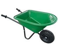 New Child Kids Deep 20L Wheelbarrow - Green/Black - Toy, Play, Farm, Gardening